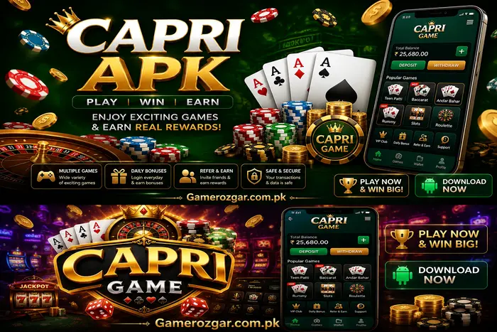 Capri Game Login