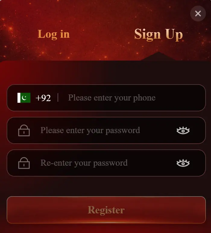 666RS Game Registration Page