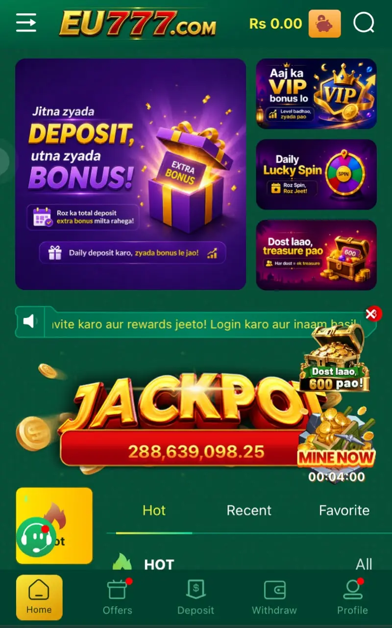 EU777 Game Login