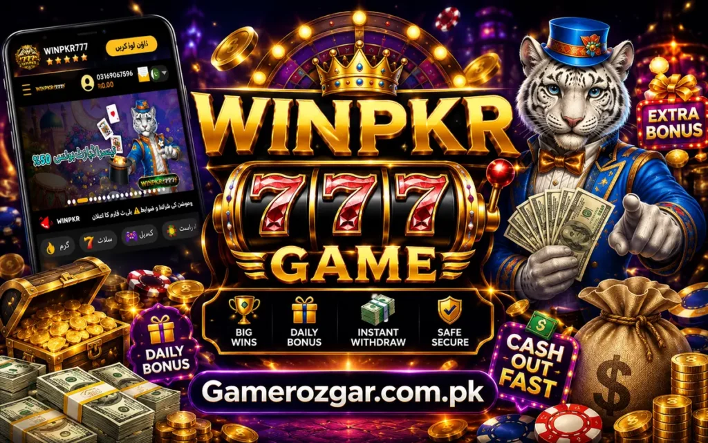 WinPKR 777 Game Homepage