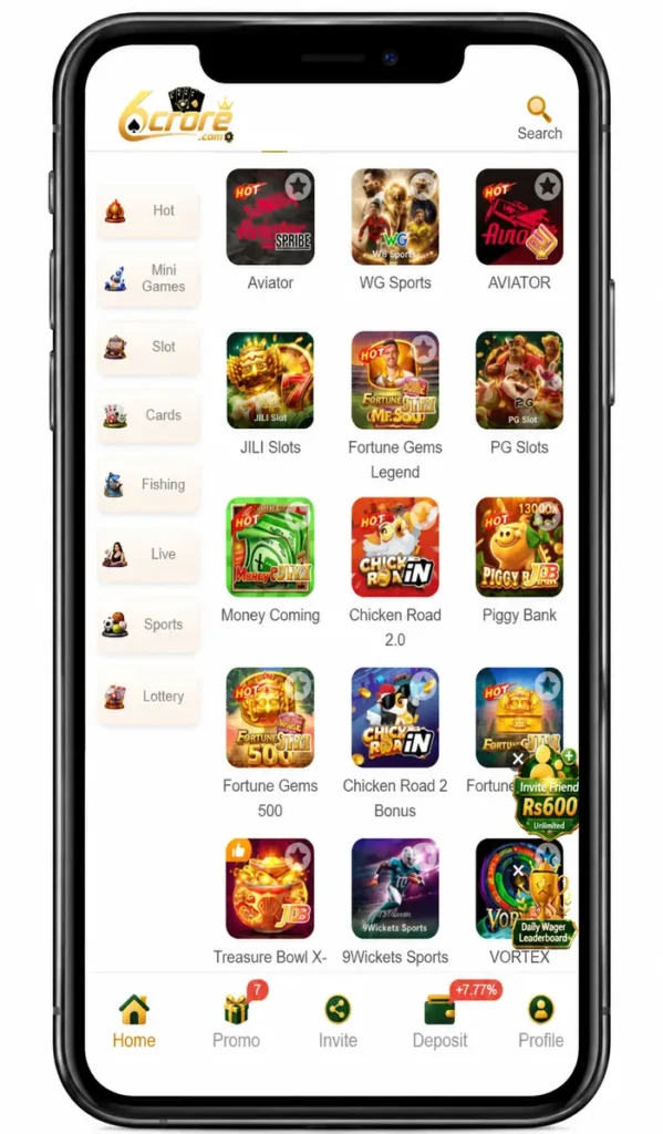 6 Crore Game Login