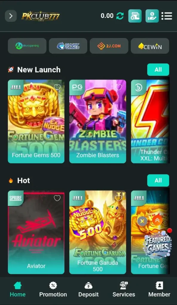 PKclub 777 Game Login
